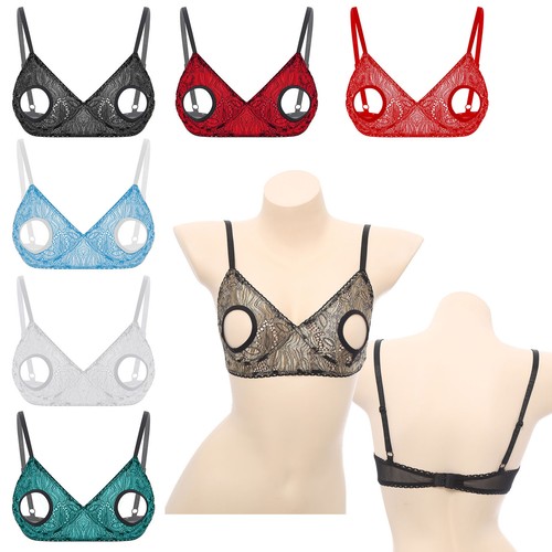 Women lace sheer - sheer, nipple